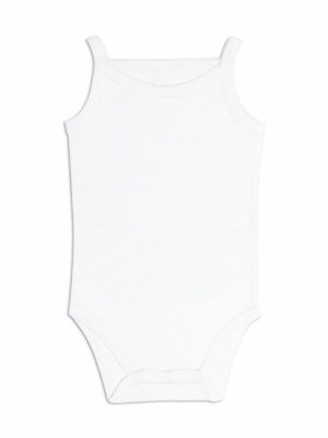Body bébé  bretelle blanc uni