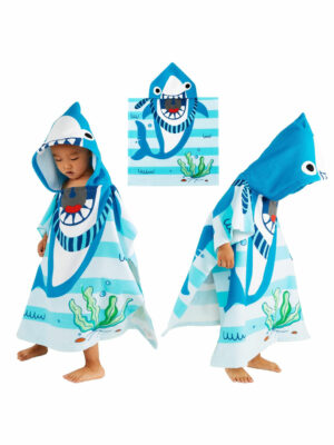 Poncho de Plage Enfant 60x120 cm