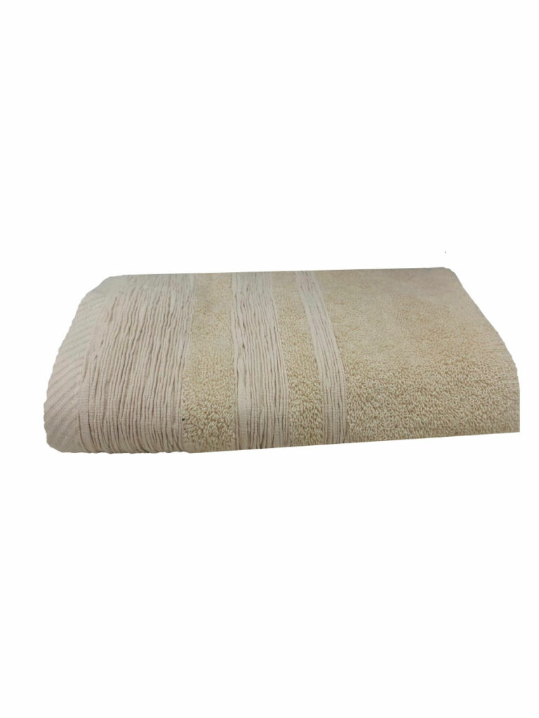 SERVIETTE EPONGE BOUCLE SILENE BEIGE CLAIR