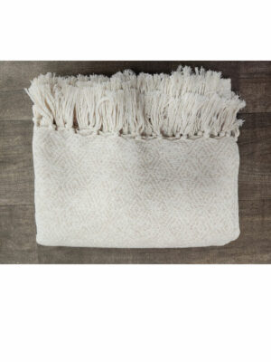 JETE COTON CAPRI  TAUPE CLAIR 160X250CM