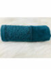 SERVIETTE INVITE JULIA BLEU PETROLE  30/50