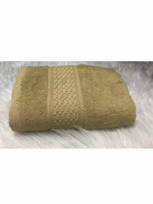 SERVIETTE EPONGE BOUCLE LANA JAUNE AMBRE