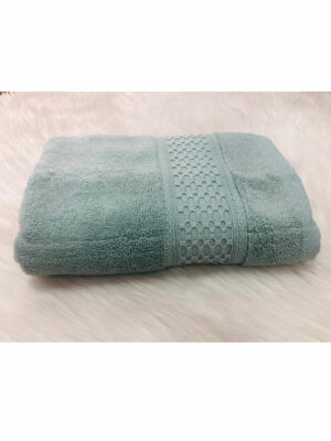 SERVIETTE EPONGE BOUCLE LANA VERT D'EAU