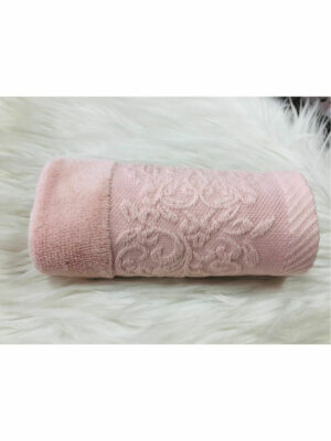 SERVIETTE INVITE 30/50 ROSE BEBE
