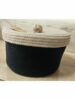 CORBEILLE + COUVERCLE EN JUTE