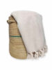 JETE COTON ATHENES  TAUPE CLAIR 160X250CM