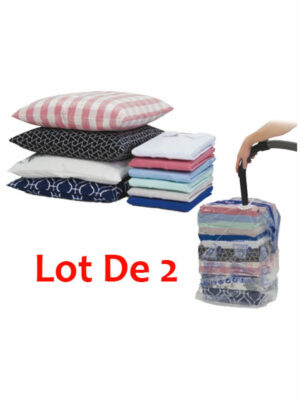 SET DE 2 SAC A CUBE A VIDE -Taille   XL  (55*70*30)