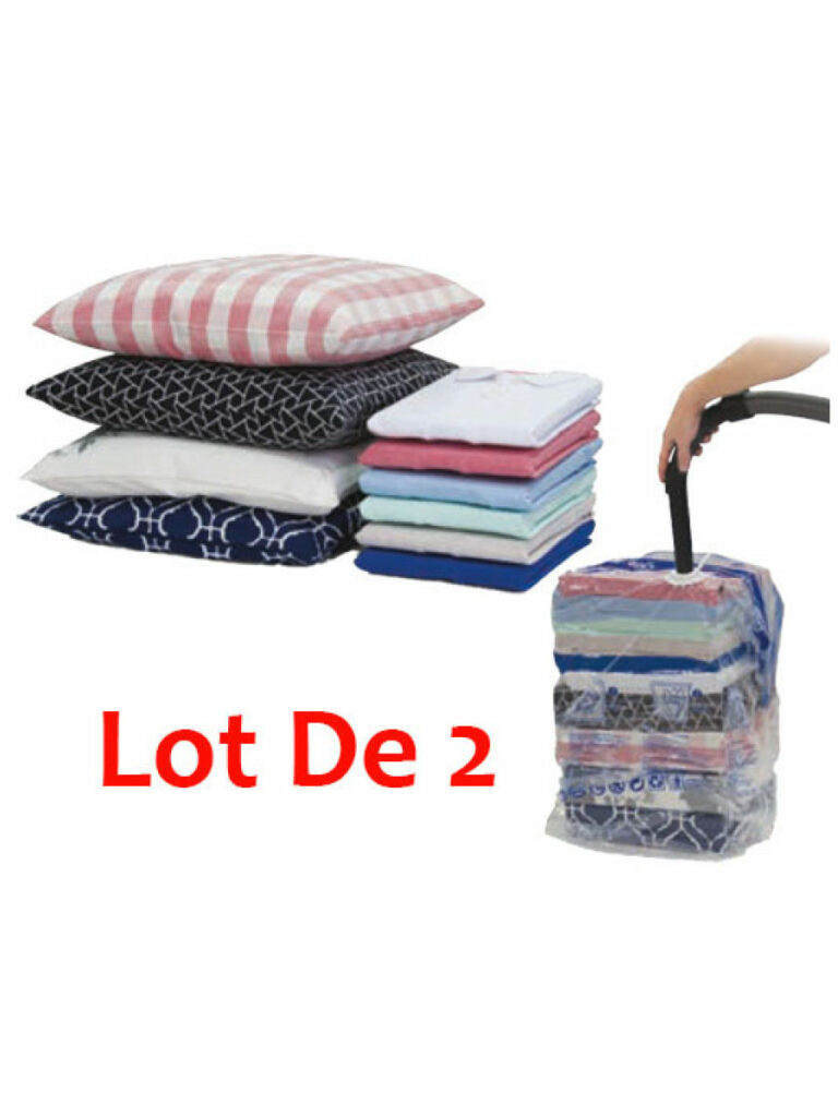 SET DE 2 SAC A CUBE A VIDE -Taille   XL  (55*70*30)