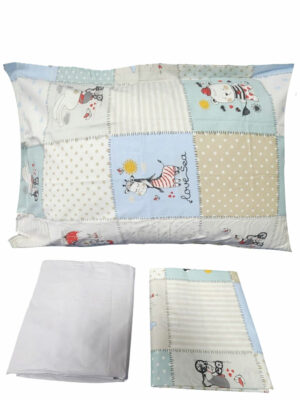 PARURE DE LIT BEBE 100% COTON 60X120 CM