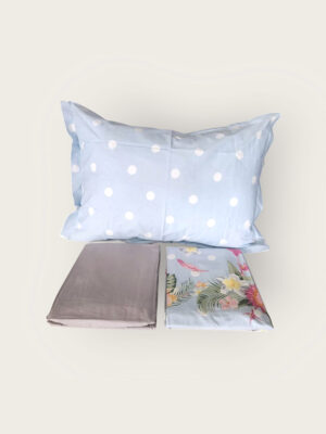 PARURE DE LIT 1,5 PLACE 100% COTON 120X190 CM