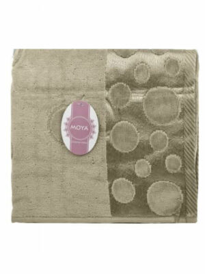 SERVIETTE EPONGE VELOUR CERCLE DIM 50 X90 GREGE