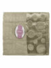 SERVIETTE EPONGE VELOUR CERCLE DIM 50 X90 GREGE