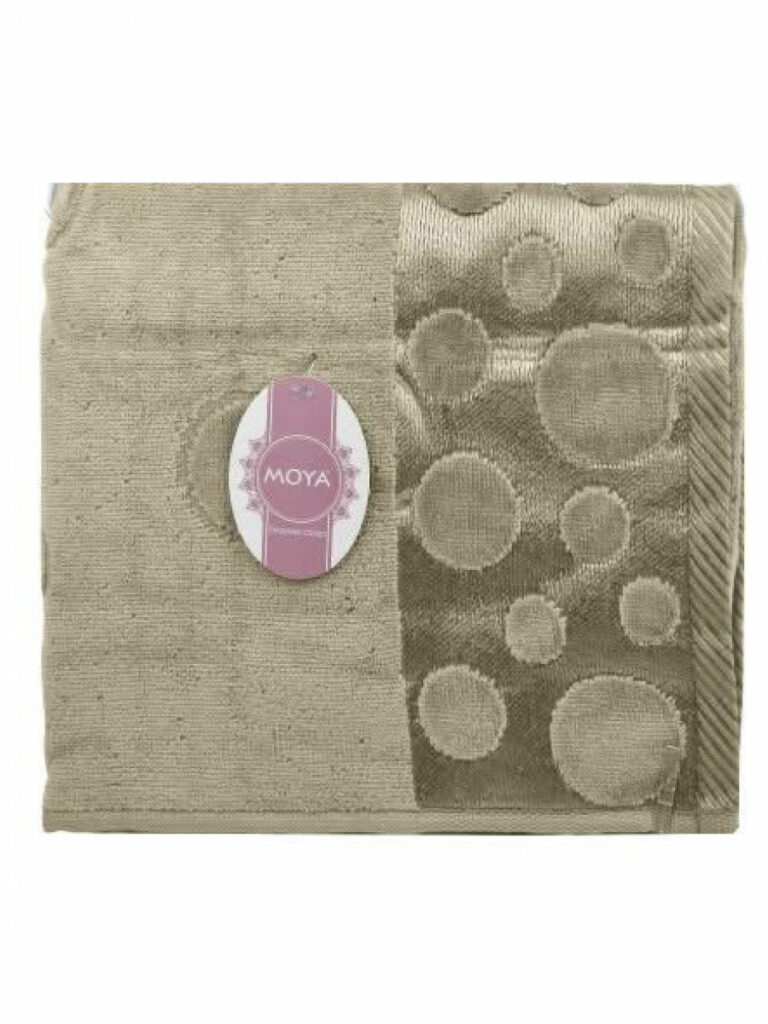 SERVIETTE EPONGE VELOUR CERCLE DIM 50 X90 GREGE