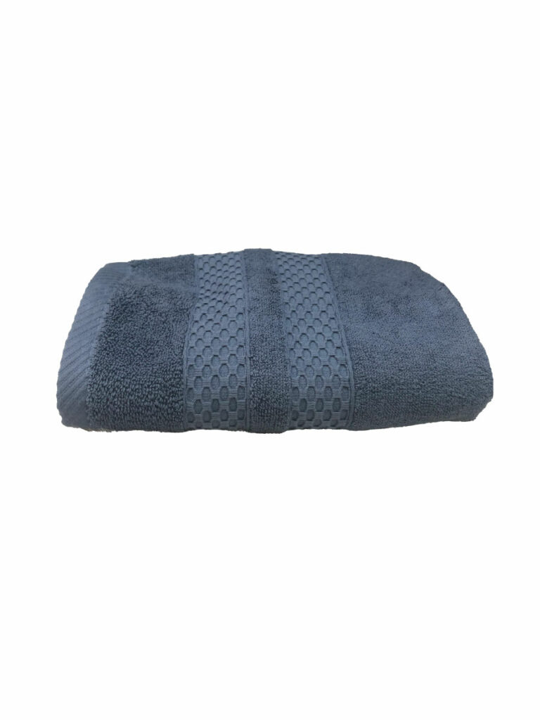 SERVIETTE EPONGE BOUCLE LILY BLEU