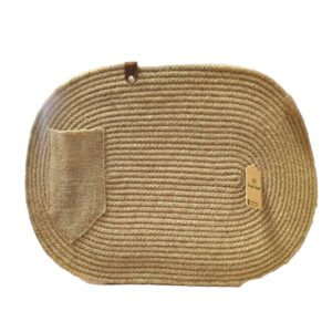 SOUS PLAT  OVAL EN JUTE