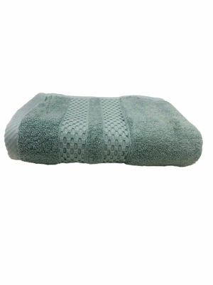 SERVIETTE EPONGE BOUCLE LILY VERT D EAU