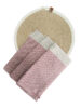 Lot de 3 SERVIETTES DE TABLE ARABESQUE  43*56cm
