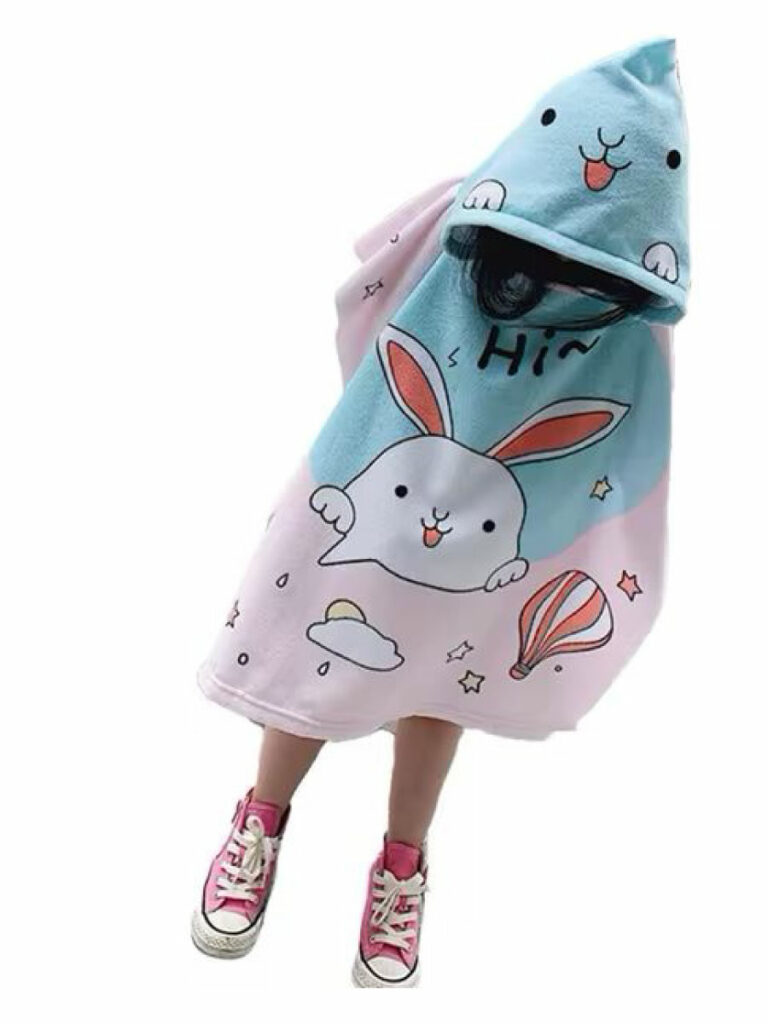 Poncho de Plage Enfant 60x120 cm
