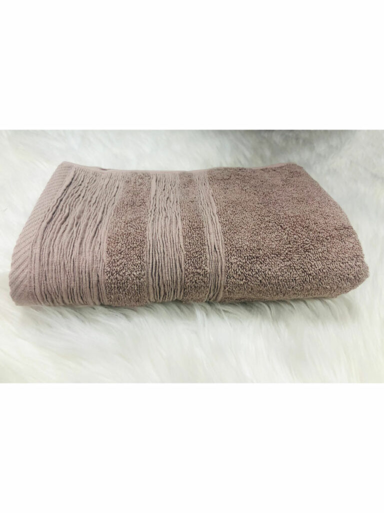 SERVIETTE EPONGE BOUCLE SILENE ROSE MAUVE