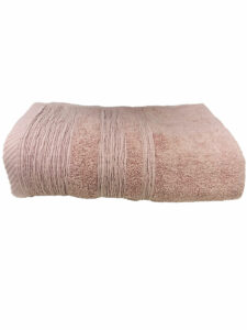 SERVIETTE EPONGE BOUCLE SILENE ROSE