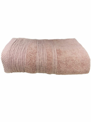 SERVIETTE EPONGE BOUCLE SILENE ROSE