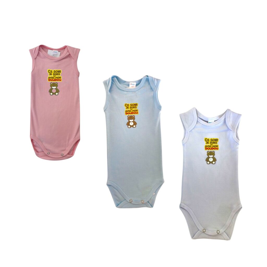 Body bébé Sans-manches DOUDOU