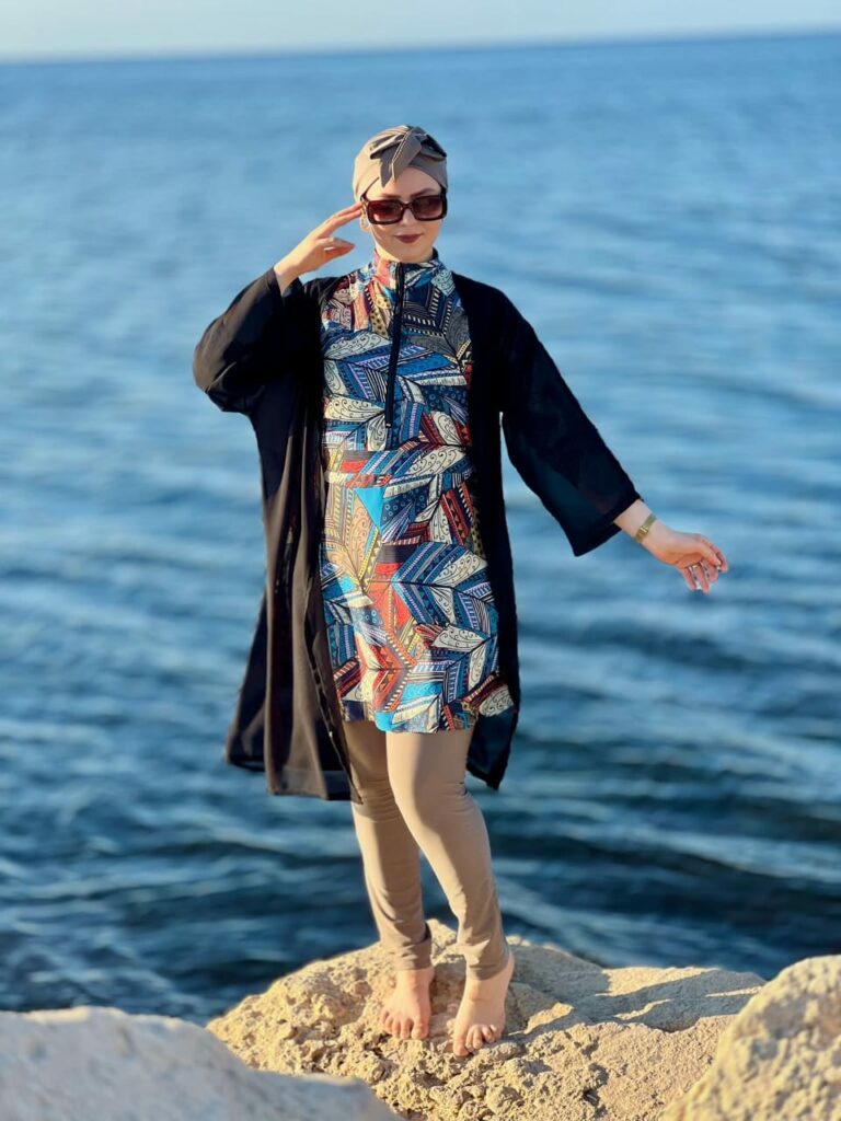 Burkini femme multi colore
