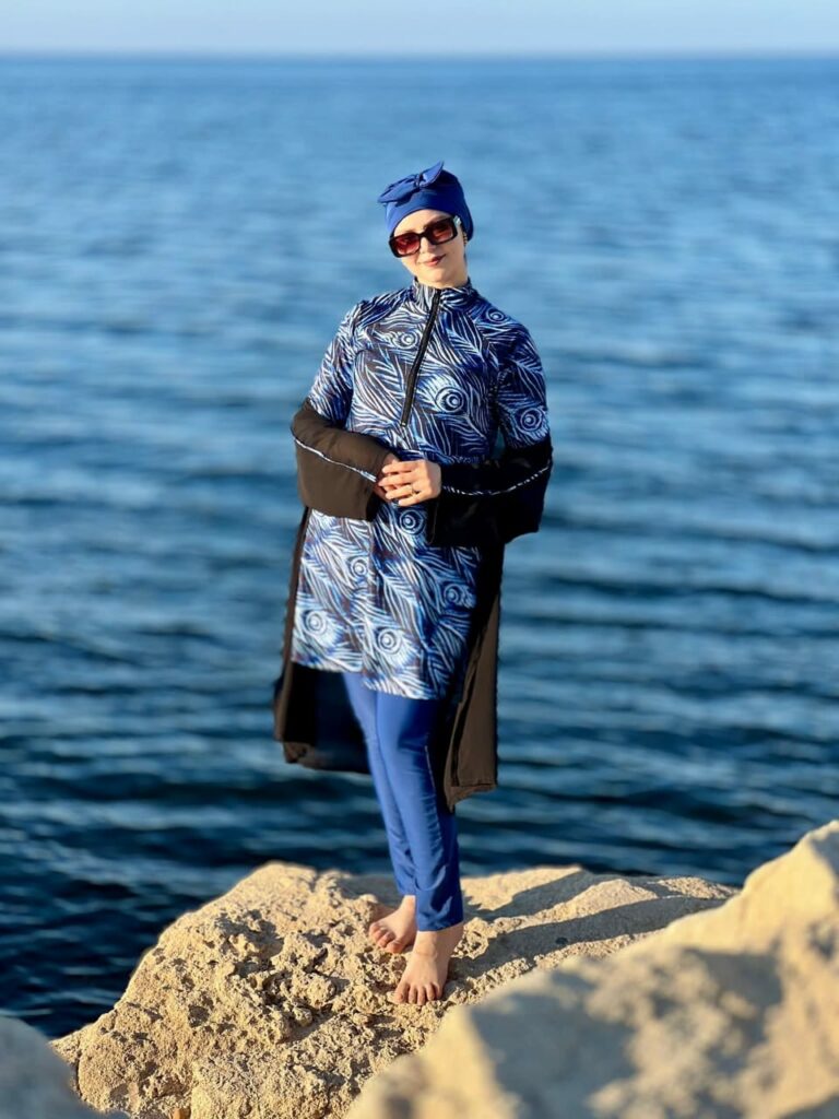 Burkini femme multi colore BLEU