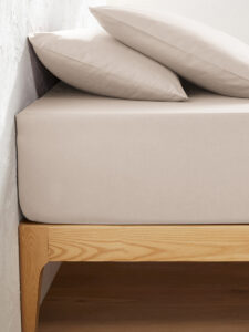 DRAP HOUSSE DE LIT 2 PLACES POLYCOTON 160X200 CM