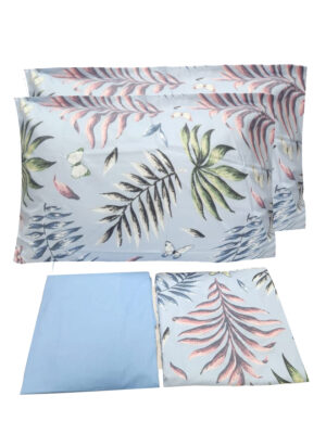 PARURE DE LIT 2 PLACES 100% COTON 180X200 CM