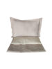 PARURE DE LIT 2 PLACES SATIN DE COTON JACQUARD 180X200 CM