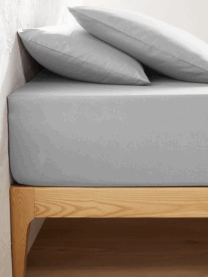 DRAP HOUSSE DE LIT 2 PLACES POLYCOTON 180X200 CM