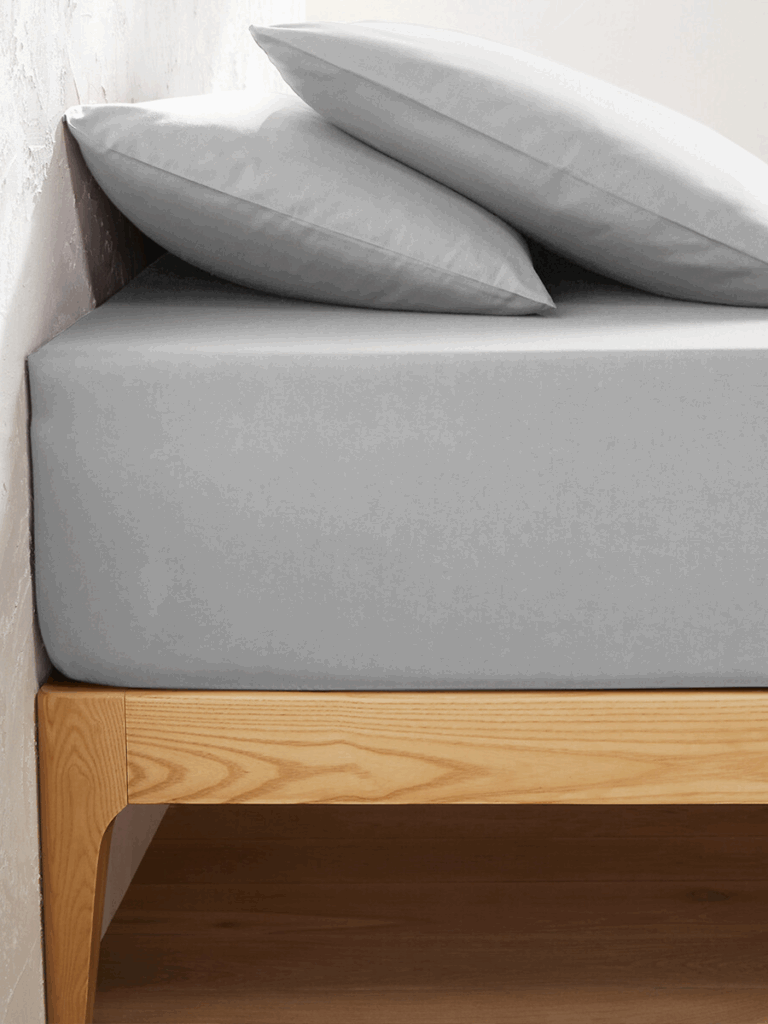 DRAP HOUSSE DE LIT 2 PLACES POLYCOTON 180X200 CM