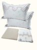 PARURE DE LIT 2 PLACES 100% COTON 160X200 CM