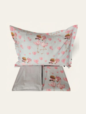 PARURE DE LIT 1,5 PLACE 100% COTON 120X190 CM