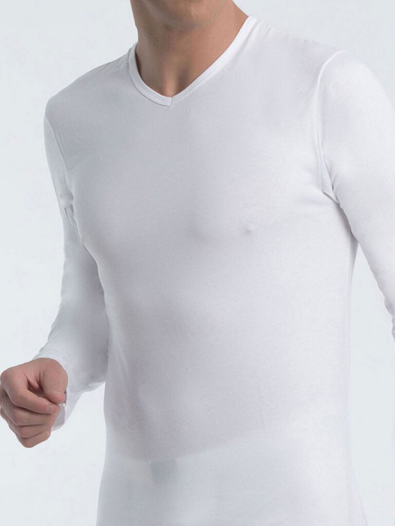 Camisole homme col rond 100% coton interlock