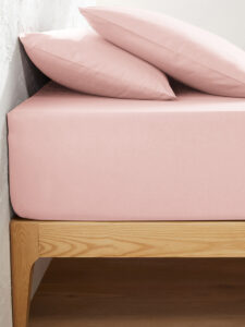 DRAP HOUSSE DE LIT 2 PLACES POLYCOTON 160X200 CM
