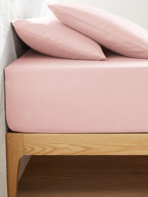 DRAP HOUSSE DE LIT 2 PLACES POLYCOTON 180X200 CM