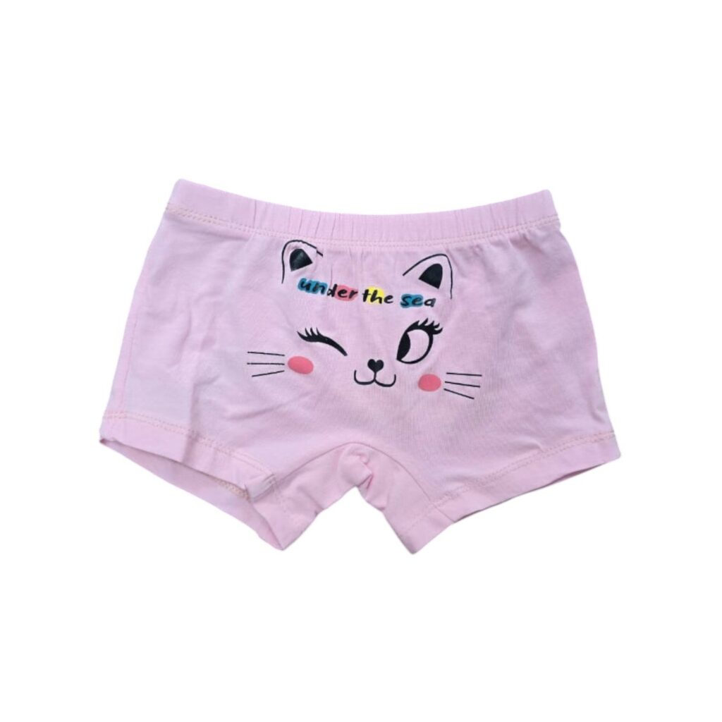 BOXEUR FILLETTE ROSE "UNDER THE SEA"