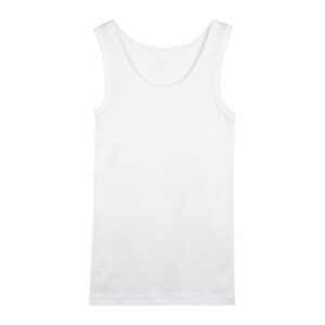 Gilet garcon blanc 100% Coton