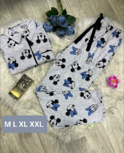Pyjama chemise coton Mickey