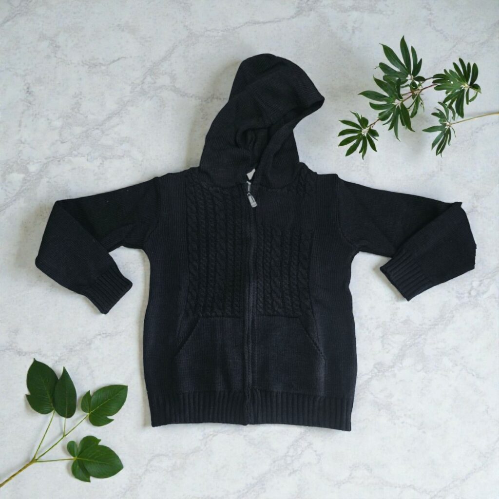 Gilet à capuche zippé