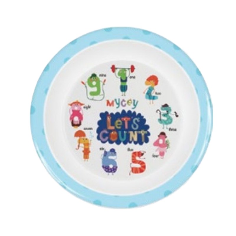 Assiette en Mélamine – Nombres Amusants