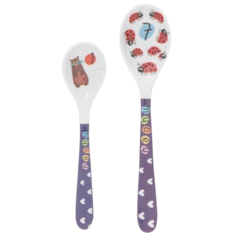 SET DE CUILLERES 2 PCS"Nombres"